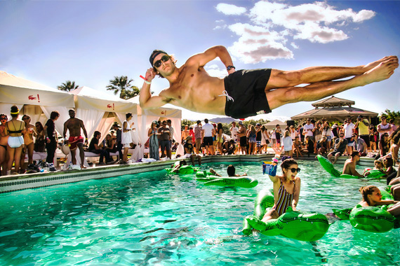 Lacoste's Coachella Pool Party